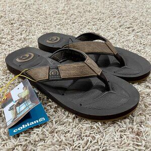 Cobian Men’s Draino Flip Flops Sandals Shoes Chocolate, Size 13 (New)